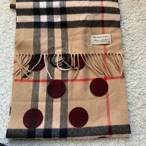 Authentic Burberry Scarf - 100% Cashmere
